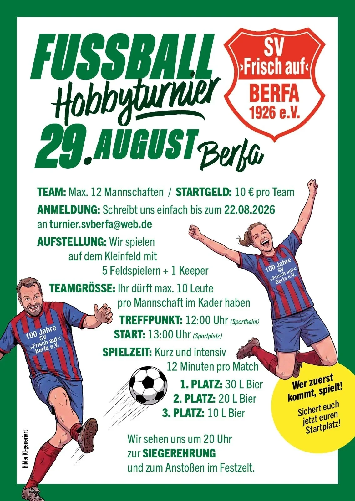 Fußball-Hobbyturnier 2026