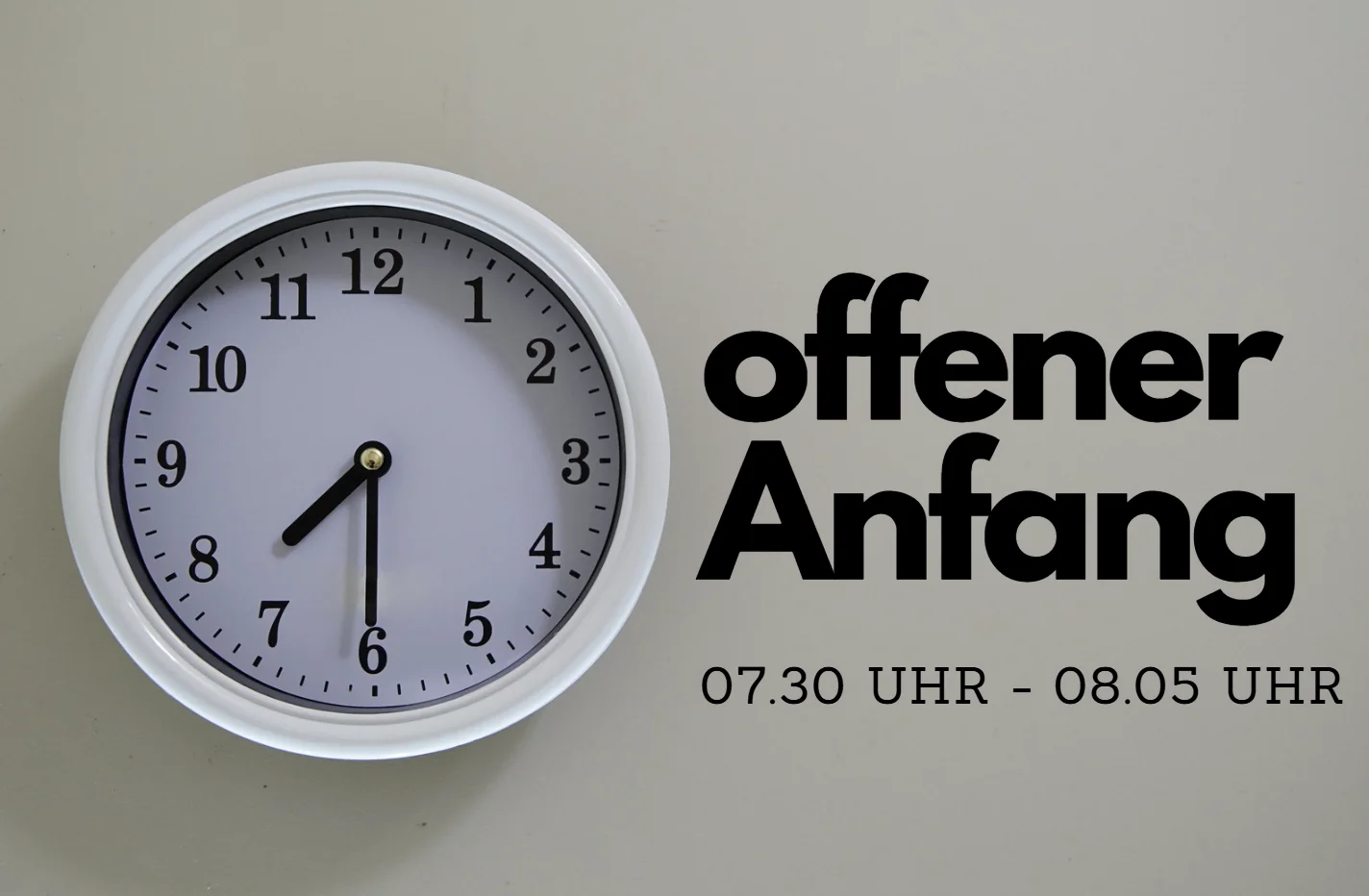 offener Beginn