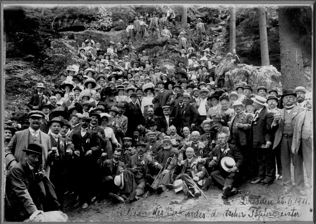 Treffen des Verbandes deutscher Töpfermeister in Dresden (22.6.1911)