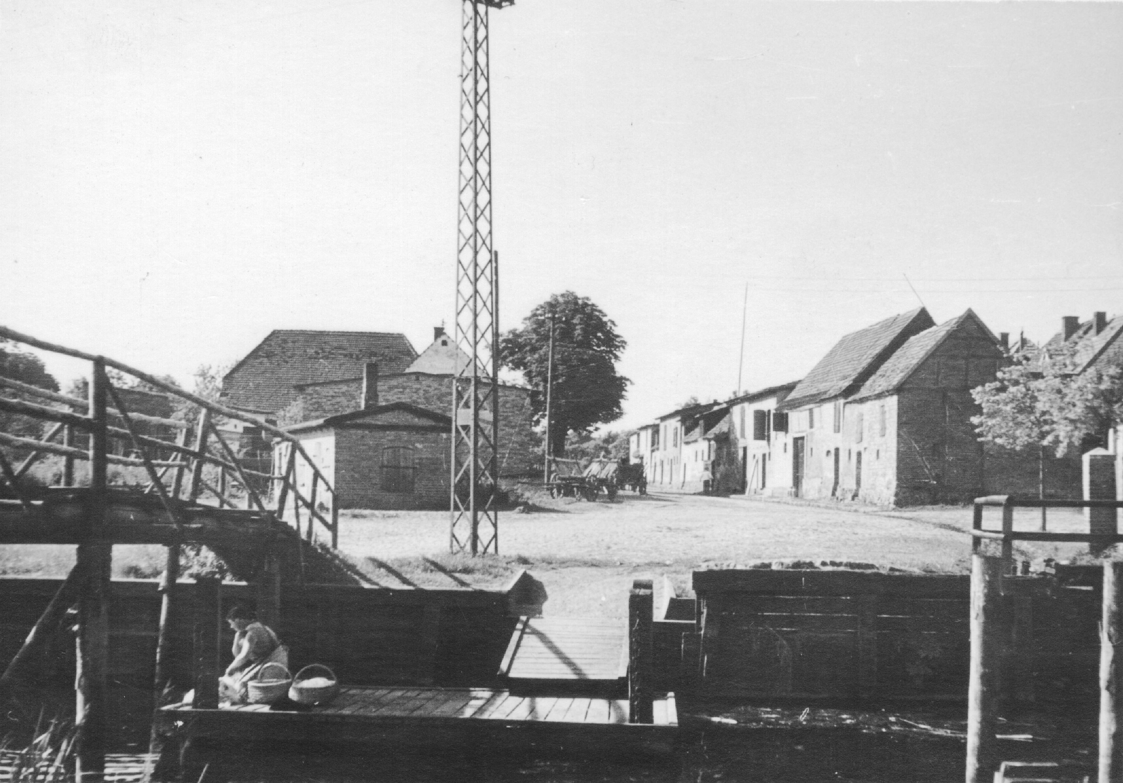 Die "Wasch" am Hafen (um 1933)