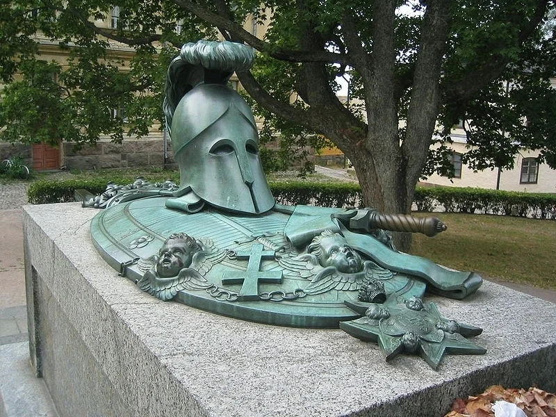 Augustin Ehrensvärds Grab auf der Insel Sveaborg bei Helsinki