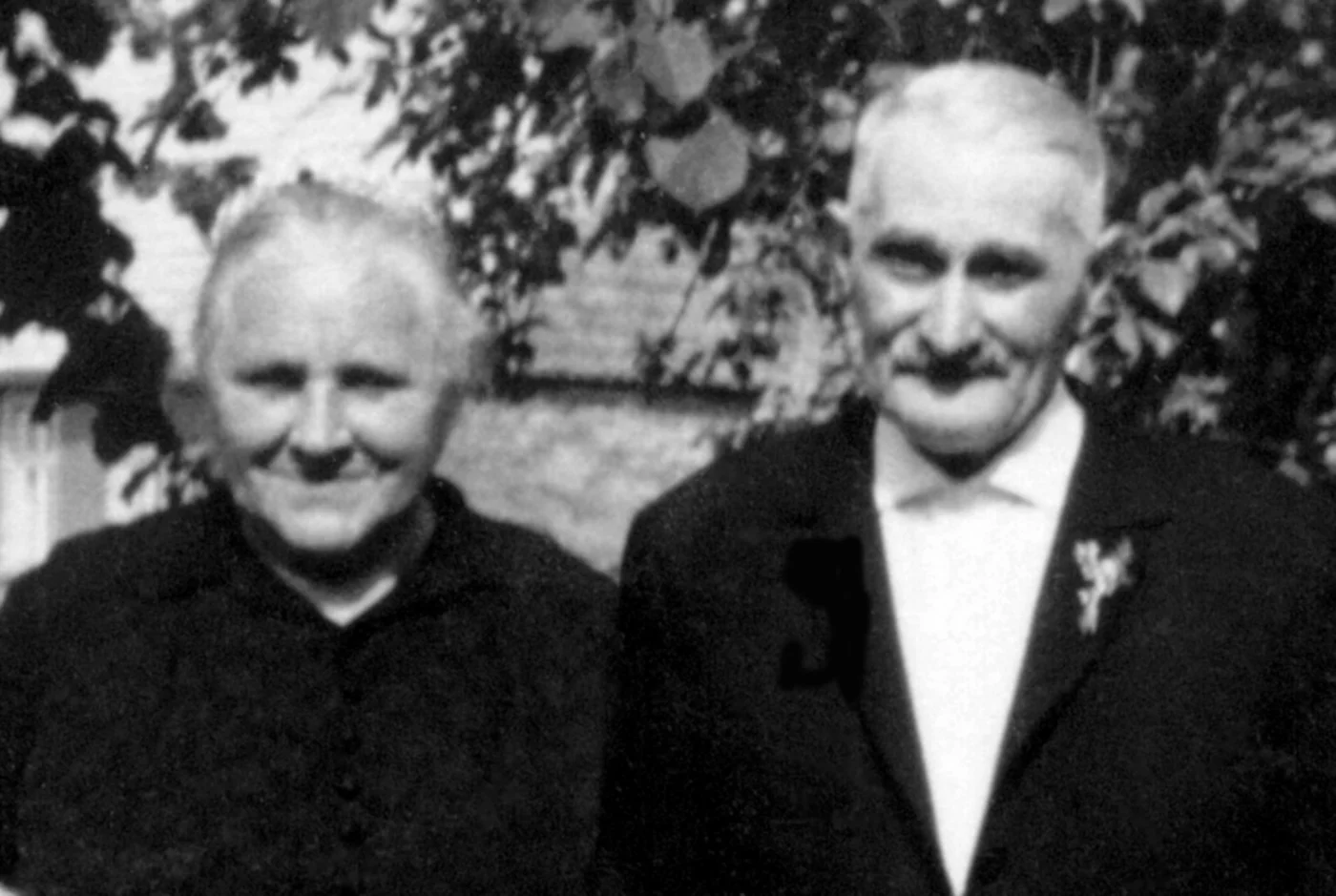 Elisabeth und Vinzenz Wahlandt (Goldene Hochzeit am 7.6.1964)