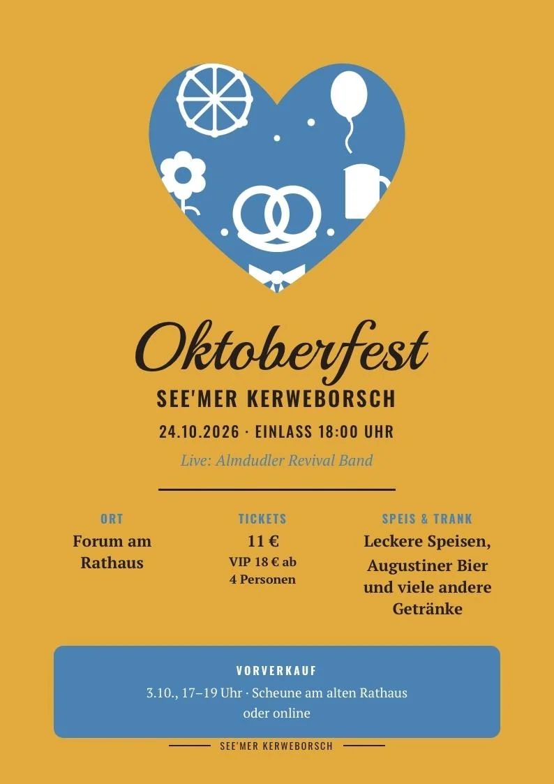 Plakat Oktoberfest 2026