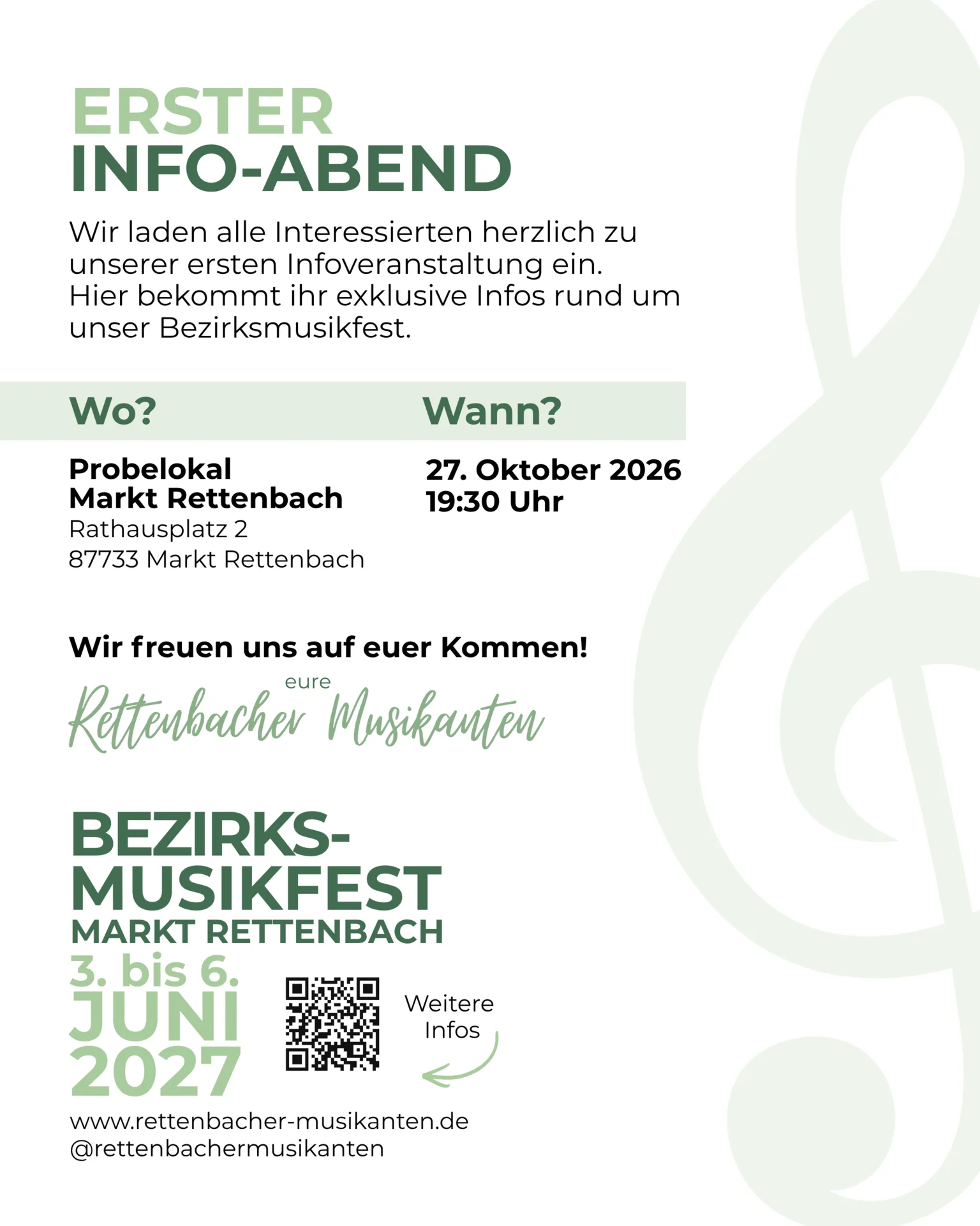 Plakat Info-Abend
