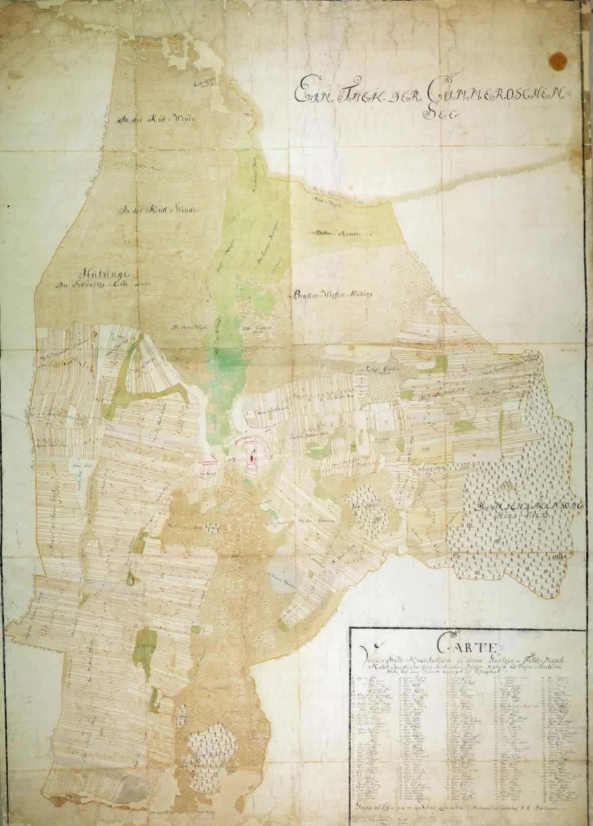 Die Flurkarte von 1727
