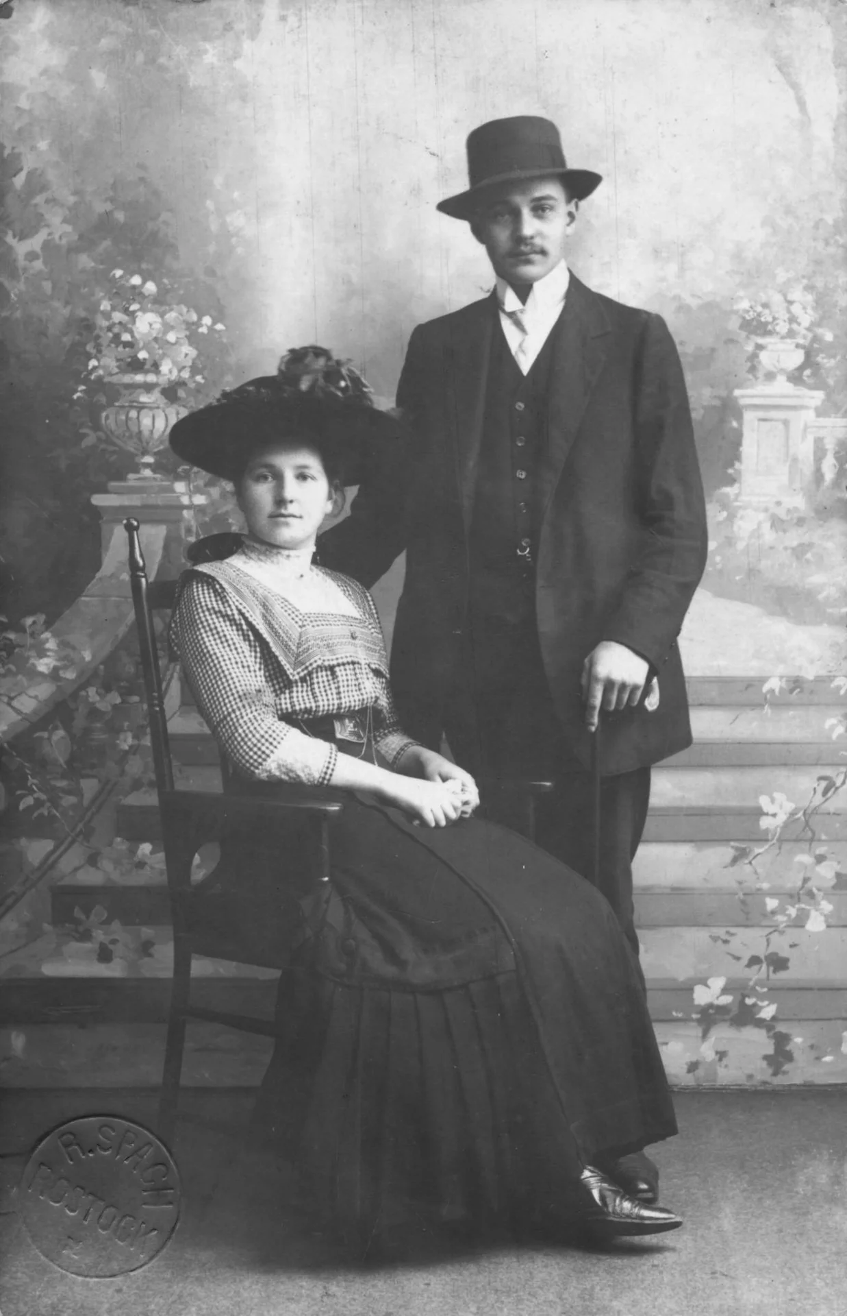 Helene Voss, geb. Mahncke und August Voss