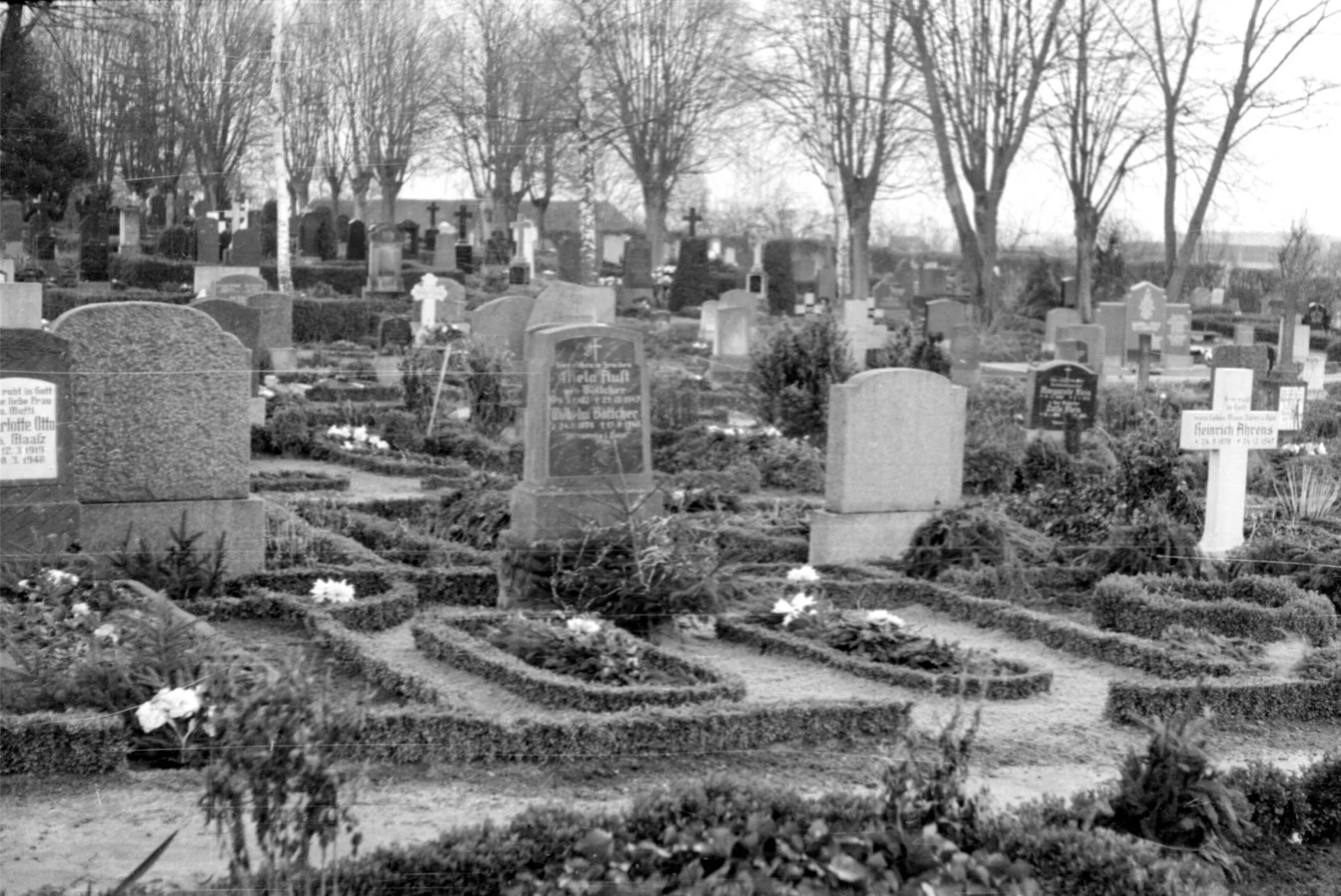 Friedhof Neukalen, um 1955 (3)