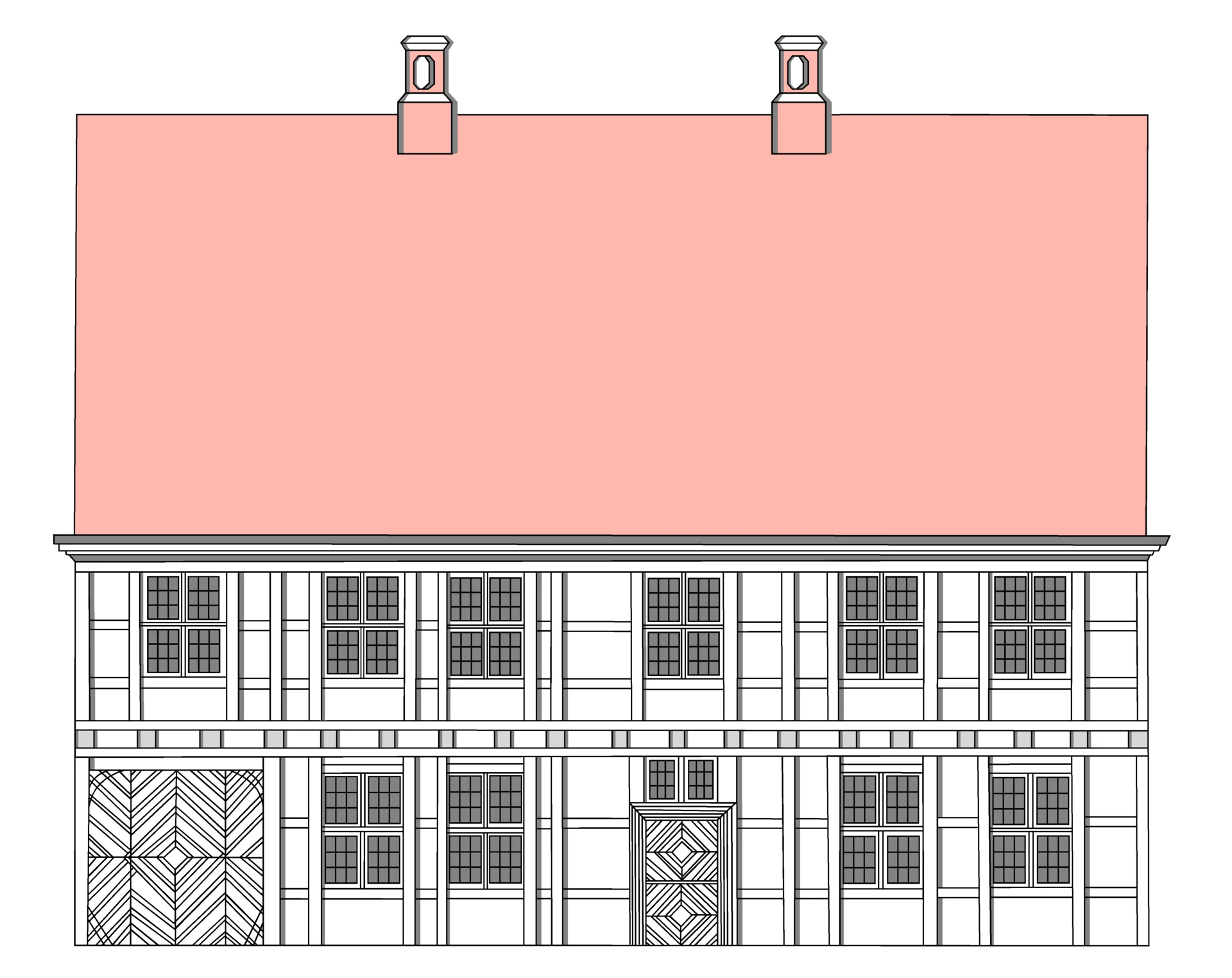 Bauzeichnung für das Pfarrhaus 1778