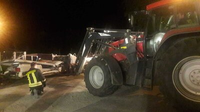 Klein bekommen und abtransportiert. 