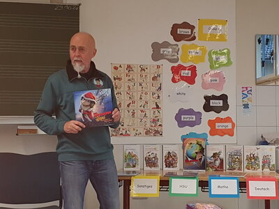 Foto des Albums: Herr Bombelmann zu Besuch an der Grundschule Hollstadt - Wollbach