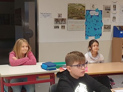 Foto des Albums: Herr Bombelmann zu Besuch an der Grundschule Hollstadt - Wollbach