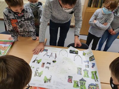 Foto des Albums: Herr Bürgermeister Bruckmüller zu Besuch in der 4. Klasse