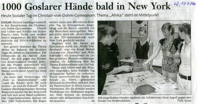 Foto des Albums: Sozialer Tag am CvD 2007