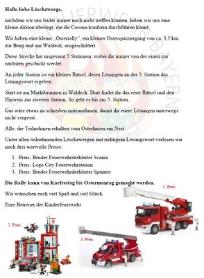 Einladung zur Osterrally 