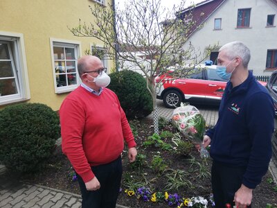 Foto des Albums: Eröffnung Hausarztpraxis auf dem Kirchplatz und Impfung Feuerwehrleute des Amtes Niemegk (14.05.2021)