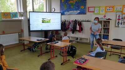 Foto des Albums: Unsere neuen digitalen Tafeln im Einsatz