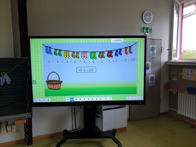 Foto des Albums: Unsere neuen digitalen Tafeln im Einsatz