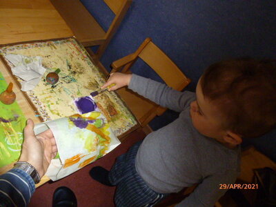 Foto des Albums: Es wird fleißig gemalt...