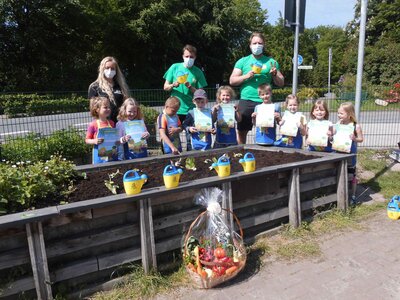 Foto des Albums: Hochbeetbepflanzung Igelgruppe