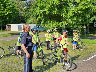 Foto des Albums: Auf dem Weg zum Fahrradführerschein
