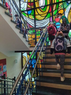 Foto des Albums: Erste Schritte im neuen Schulhaus