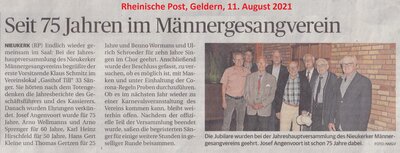 Pressemitteilung Rheinische Post 