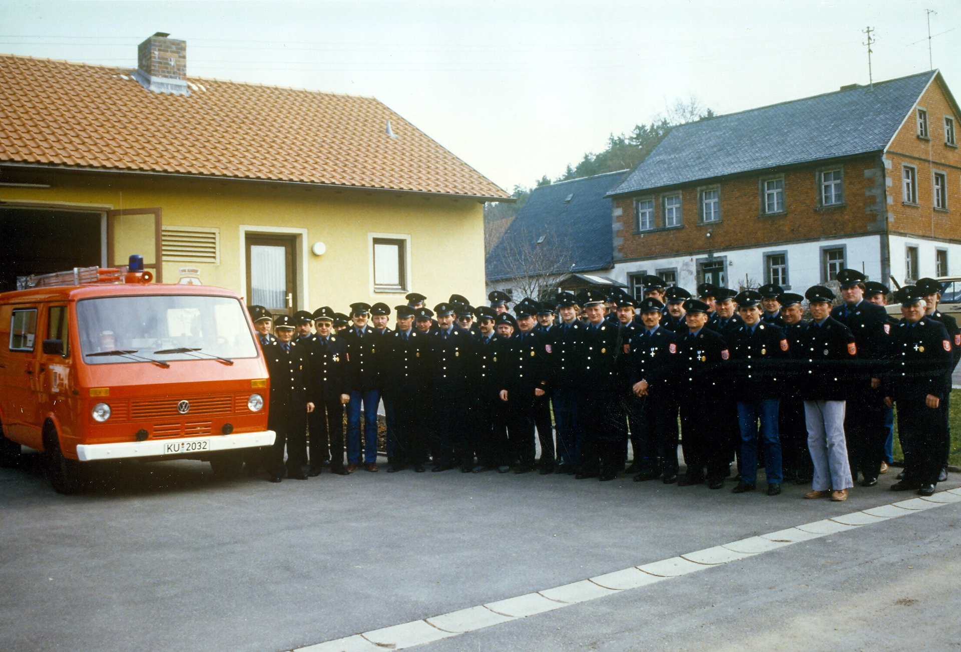 Bild: FFW 1982 neues Feuerwehrauto
