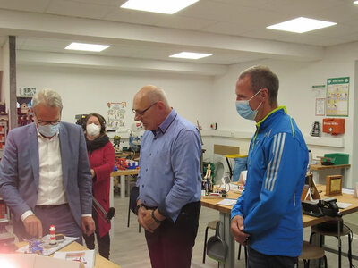 Foto des Albums: Hoher Besuch im JTZ