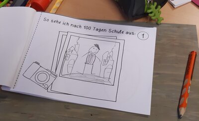 Foto des Albums: 100 Tage Schule - Klasse 1