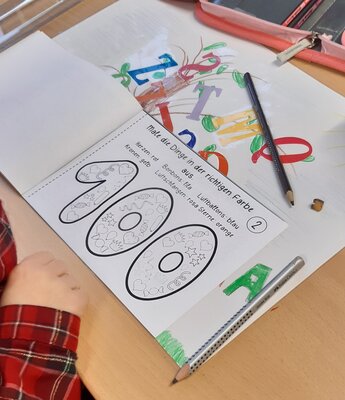 Foto des Albums: 100 Tage Schule - Klasse 1