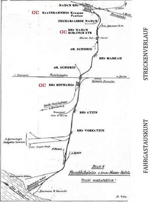 Vorschaubild: Streckenplan Ketzin Nauen