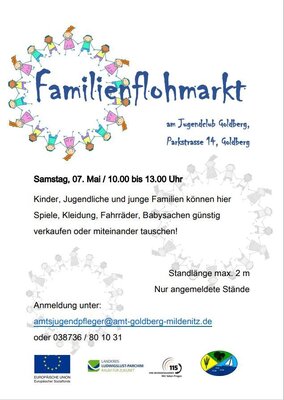 Foto des Albums: 1. Familienflohmarkt in Goldberg (25. 05. 2022)