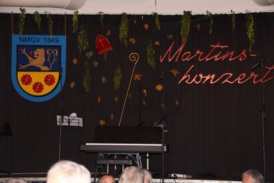 B&uuml;hnenbild Martinskonzert 2022 