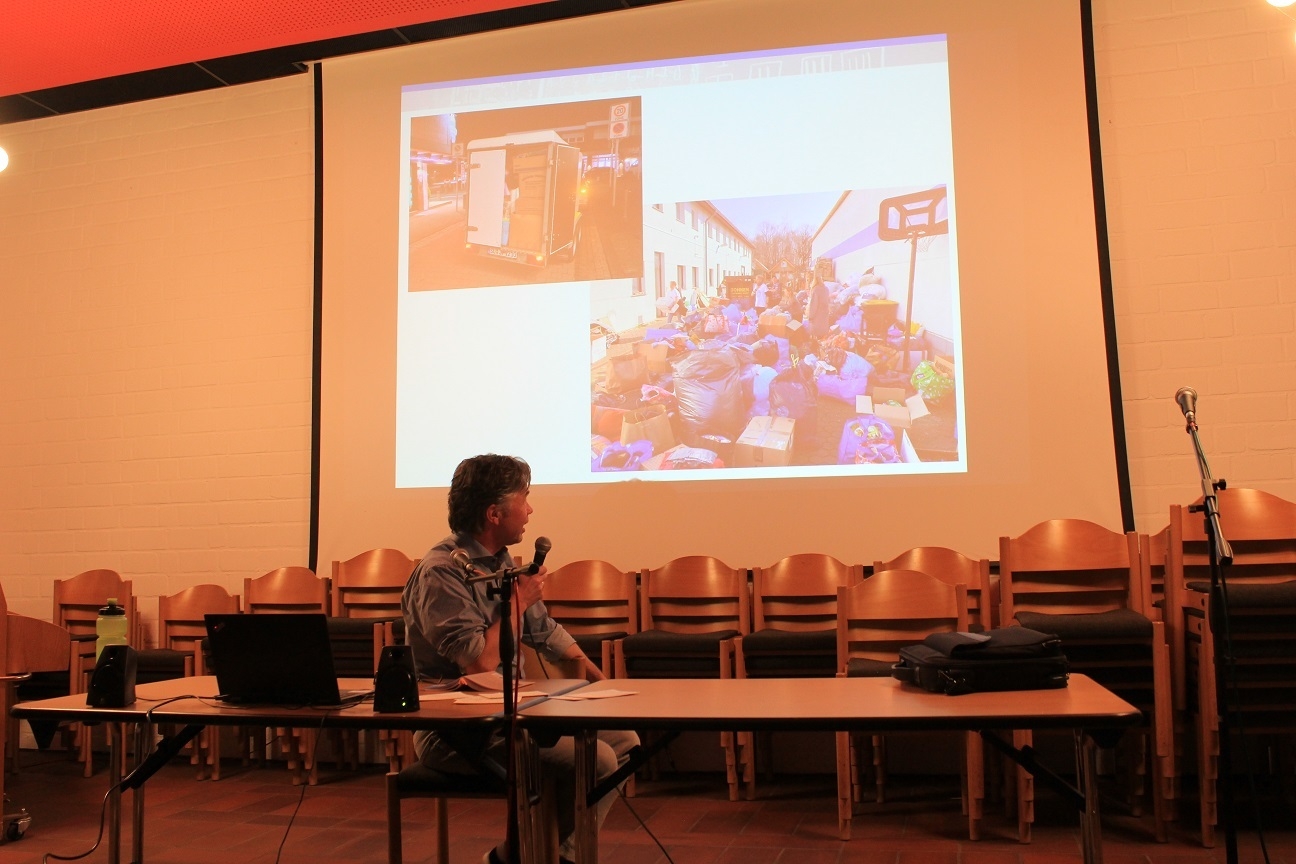 Bild: Lesung von Dr. Knuth Martens