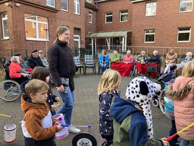 Foto des Albums: Vorschulkinder besuchen Tagespflege St. Josef