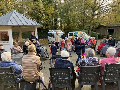 Foto des Albums: Vorschulkinder besuchen Tagespflege St. Josef