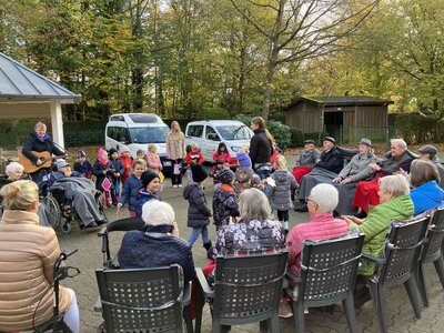 Foto des Albums: Vorschulkinder besuchen Tagespflege St. Josef