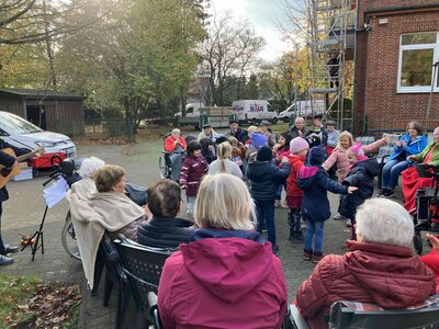 Foto des Albums: Vorschulkinder besuchen Tagespflege St. Josef