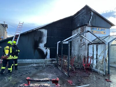 Foto des Albums: Brand 4 - Einkaufsmarkt brennt 01/23