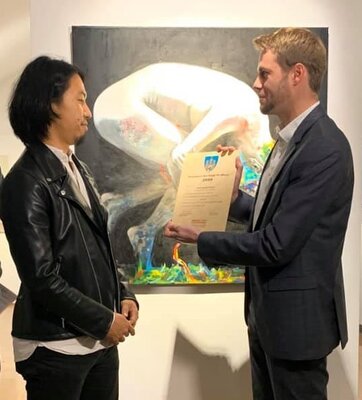 Foto des Albums: Ausstellung Satoshi Hoshi - Gewinner Kunstpreis 2019