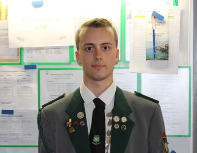 Neuer Jungsch&uuml;tzenk&ouml;nig 2023/2024 ist Jeremy Dissel.  (Bild vergr&ouml;&szlig;ern)