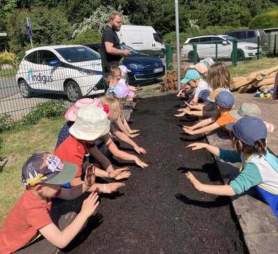 Foto des Albums: Bildung am Hochbeet