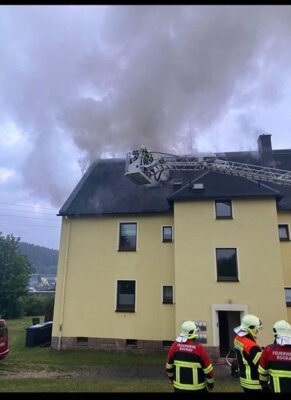 Foto des Albums: Brand Groß - Dachstuhlbrand Wohnhaus 06/23