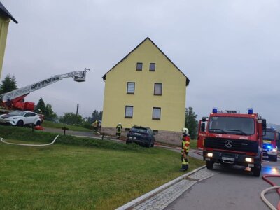 Foto des Albums: Brand Groß - Dachstuhlbrand Wohnhaus 06/23