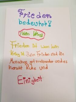 Foto des Albums: Friedensprojekt im LER-Unterricht der Klassen 5 und 6