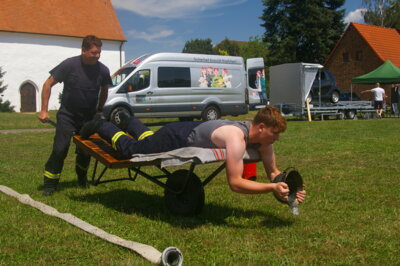 Geschicklichkeit beim Spa&szlig;wettkampf 