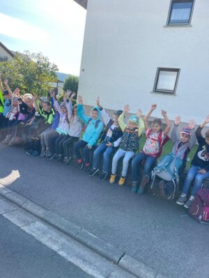 Foto des Albums: 1. Wandertag im Schulhaus Wollbach