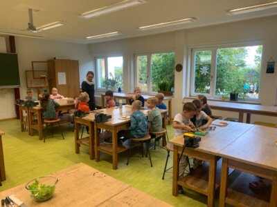 Foto des Albums: Aktion Biobrotbox in den beiden ersten Klassen
