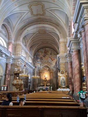 1. Konzertort - Stadtpfarrkirche Sebes (M&uuml;hlbach)  (Bild vergr&ouml;&szlig;ern)