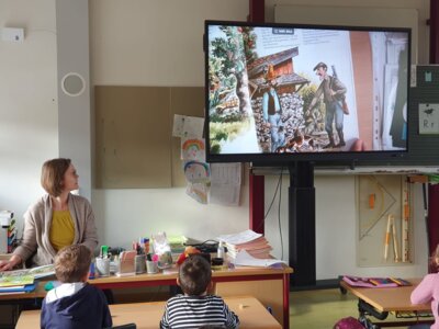 Foto des Albums: Vorlesetag im Schulhaus Wollbach
